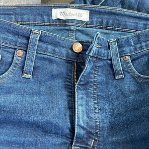 Madewell 10”  High-Rise Skinny Size 29 dark blue jeans